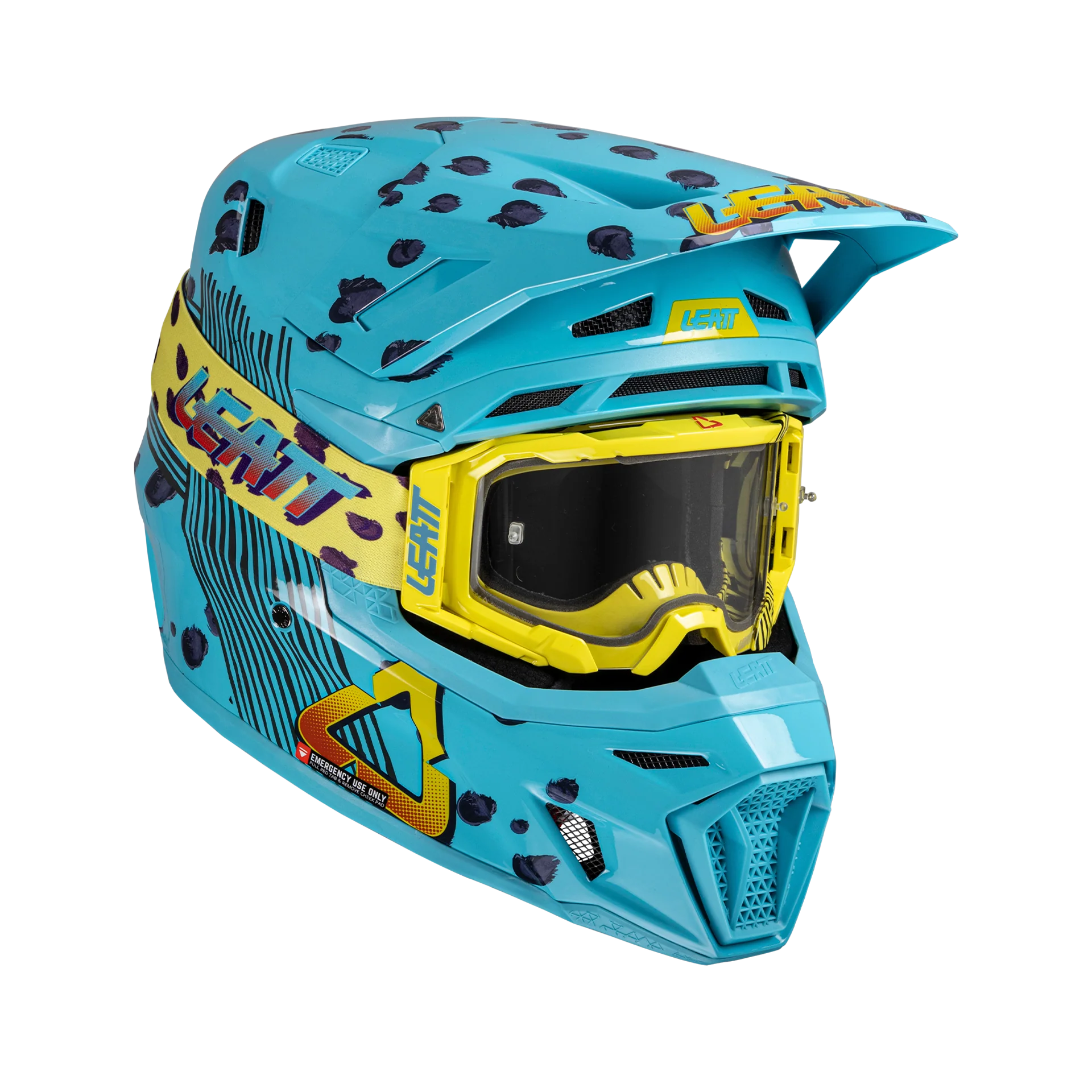 Kit casco Moto 8.5 Composite con occhiali 5.5