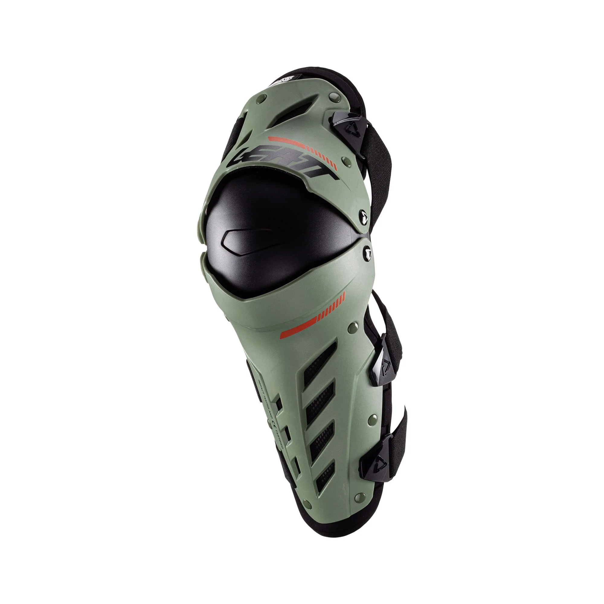 Ginocchiera e parastinchi Dual Axis flessibile con rivestimento rigido e schiuma anti impatto